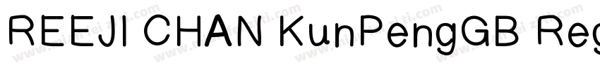 REEJI CHAN KunPengGB Regular字体转换